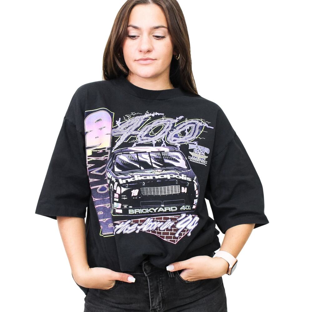1994 Brickyard 400 NASCAR T-Shirt Size XL Vintage Racing Graphic Tee